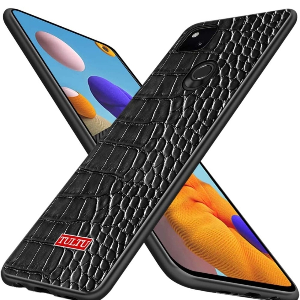 Samsung Galaxy A51 4G Faux Leather Case - black (NWT)